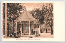 Excelsior Springs MO~Sepia~Before Bldg Was Added?*~Sulpho Saline Spring~c1905 picture