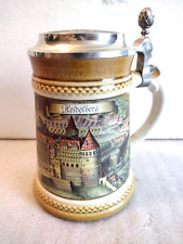 Vintage Beyer Old German Cities Heidelberg Beer Stein Limited Edition W. Germany picture