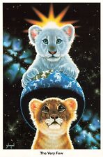 Postcard Lion Cubs Schimmel Environmental Surrealism Animals Mother Earth picture