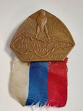 VIII. SLET VSESOKOLSKY V PRAZE, Praha 1926. Czechoslovaki vintage pin, badge  picture