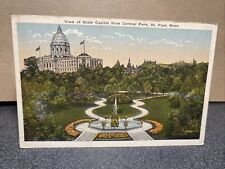 View Of State Capital From Central Park St. Paul Minnesota Postcard￼ picture