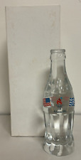 Coca-Cola - 1996 Atlanta Olympics - Athens, Greece - Lead Crystal Bottle picture