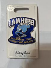 Disney Parks Aladdin Genie I Am Here What Are Your Other Two Wishes Trading Pin picture