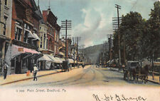 Main Street, Bradford, Pennsylvania, Very Early Postcard, Used in 1907 picture