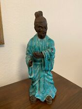 VINTAGE TERRA COTTA CLAY ASIAN STATUE picture