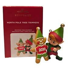 2020 Hallmark North Pole Tree Trimmers Elf 8th in the Series Christmas Ornament picture