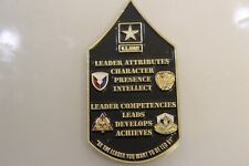 U.S. Army Leader Attributes Character Presence Intellect Challenge Coin picture