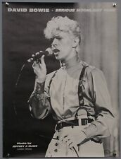 David Bowie Poster Original By Jeffrey A Blake Serious Moonlight Tour 1984 #1 picture