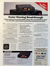 1990 Escort & Passport DSP Radar Detectors Original Magazine Advertisement picture