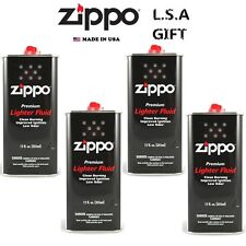 Zippo 12 fl.oz (355ml) Fluid Fuel 4 Can Value Pack Combo Set NEW picture