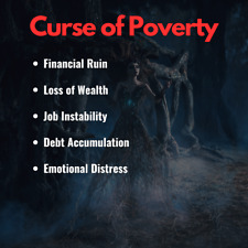 Curse of poverty Black Magic Wiccan Pagan Voodoo Witchcraft Powerful Strong picture