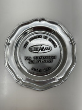 Wilton Pewter M&M Mars One Billion In Sales Silver Plate1 July 1981 picture
