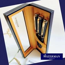 Rare Out Of Print Waterman Fountain Pen Ballpoint Mechanical Pencil Set 3 picture