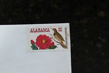 Vintage 1969 Alabama US Postage Stamp On Unused Envelope - Bird Flower picture