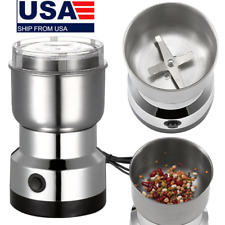 Electric Coffee Bean Grinder Nut Seed Herb Grind Spice Crusher Mill Blender US picture