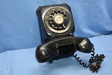 Stromberg Carlson 2-1543J Crab Claw Wall Rotary Phone 1543 Untested Black (A0908 picture