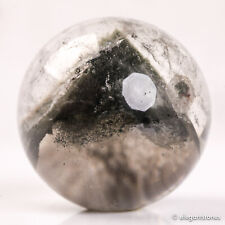 29g27mm Natural Garden/Phantom/Ghost/Lodolite Quartz Crystal Sphere Healing Ball picture