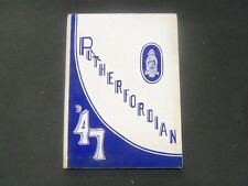 1947 RUTHERFORDIAN RUTHERFORD HIGH SCHOOL YEARBOOK - NEW JERSEY - YB 336 picture