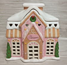 Sweet Shop House Partylite Just Desserts Candle Cottage Ceramic P91688 Christmas picture