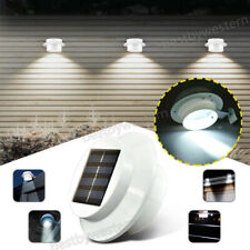 bright LED Solar Powered Gutter Light Garden Yard Wall Fence Pathway Lamp IP55 picture