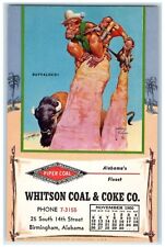 c1950 Whitson Coal Coke Piper November Lawson Wood Birmingham Alabama Postcard picture