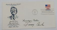 President Jimmy Carter First Lady Rosalynn Carter Signed 1977 Inaugural Cover picture