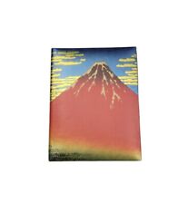 Mt. Fuji Japan Red Fuji Fancy Photo Stand Double Frame Made in Japan picture