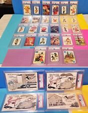 💥1937-1963 DISNEY MICKEY MIGHTY MOUSE CHIPMUNKS PIC ONE of 31 PSA Cards💥 picture