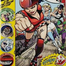 Roller Derby Autographed Comic Book 2008 Signed Rose City Rollers True Tales T9 picture