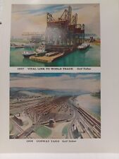 1957 1958 Vital Link to world trade/ Conway Yard by Grif Teller 8 1/2X11