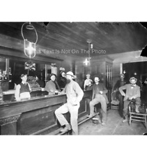 Wild West Cowboys Vintage Photo Saloon Bar Old Tavern 1870 Western Pub 10013 picture