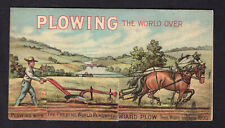 Wiard Plow Co. Metamorphic Trade Card,Very Nice, Rare picture