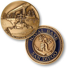 NEW U.S. Navy Naval Station San Diego Challenge Coin. picture