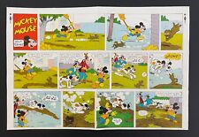 1962 Mickey Mouse - Original Comic Strip Illustration Production Art Proof Page picture