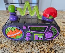 NICKELODEON N2000 1995 TIME BLASTER AM/FM ALARM CLOCK RADIO *TESTED / WORKS picture