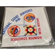 1981 National Scout Jamboree Scouting's Reunion with History Neckerchief-NEW-BSA picture