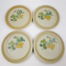4 Vintage Franciscan Pebble Beach Earthenware Dinner Plates - 10 1/2