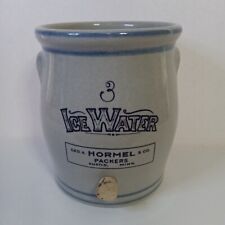 Ultra Rare Hormel Ice Water Crock Red Wing Stoneware 5