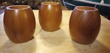3 Wooden Drinking Cups picture