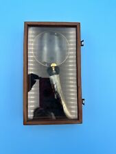 Handcrafted Magnifying Glass Horn Handle Reading Zoom Lab Accessories Gifts picture