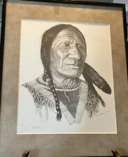 1988 Native American Art F. Marktl Reiss.  Ltd. 316/750 8”x10”. Frame 11”x14” #1 picture