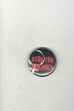 Vintage FEMINISM pin STOP the ( DOMESTIC ) VIOLENCE pinback FEMINIST Theme picture