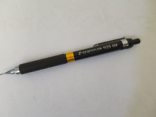 Vintage STAEDTLER 925 09 Mechanical Pencil 0.9mm Black Series w Gold Center Band picture