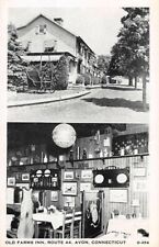 AVON, CT, OLD FARMS INN, EXTERIOR & INTERIOR, CATHEDRAL ENV CO PUB c 1940's picture