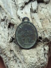 19th Century Mexico Bronze Religious Medal 13x19mm, DUG   picture