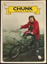 1985 Topps The Goodies Sticker Card # 4 Chunk EX-EXMINT *4for4Cards* picture