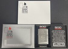 ZIPPO 2012 500 MILLION JUNE 5TH LIMITED ED CHROME LIGHTER SEALED IN BOX W352 picture