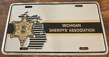 Michigan Sheriffs Association Booster License Plate picture