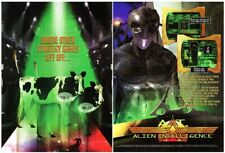 A.I. Alien Intelligence PC Original 1997 Ad Authentic Funny Video Game Promo picture