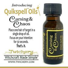 CURSING & CHAOS SPELL OIL, Cause Grief, Chaos, Stop Bad People, FROM TWICHERY picture